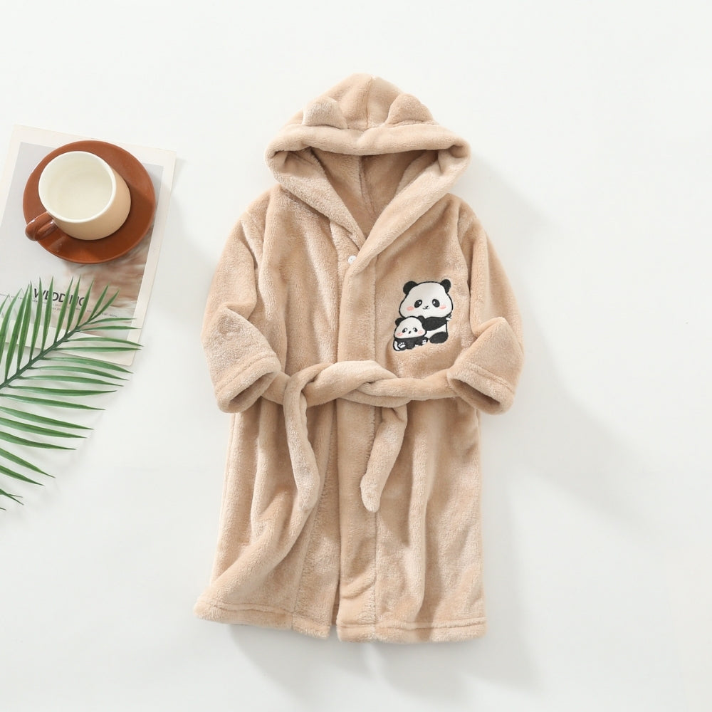 CozyNest – Warme Kinderbadjas met Capuchon