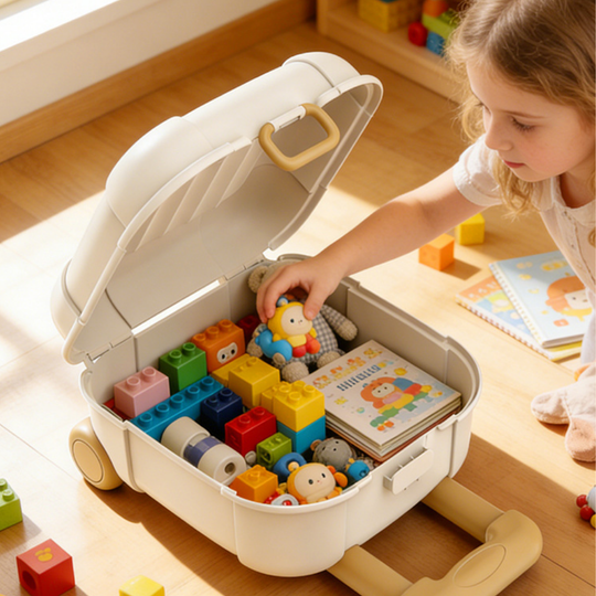 TravelTidy – Kinder Opbergkoffer met Wieltjes