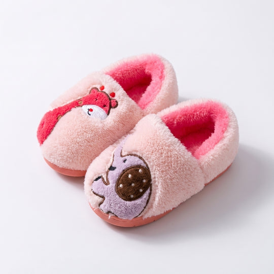 DinoStep – Pluche Kinderpantoffels met Dinosaurusdesign