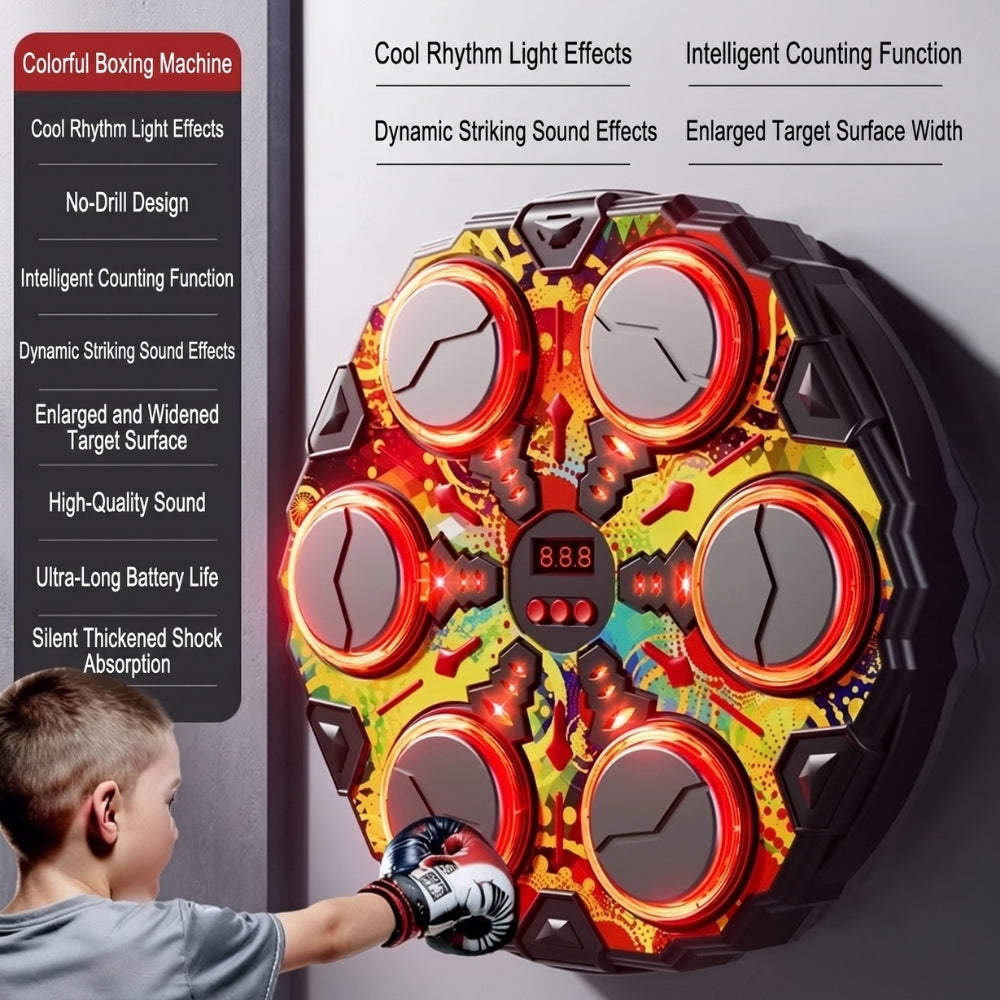 BoxingBeat – Interactieve Boksmachine met Licht en Ritme