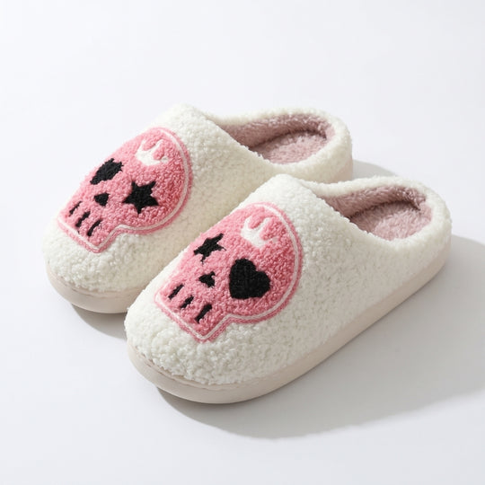 SpookStep – Pluizige Pantoffels met Halloweenmotieven