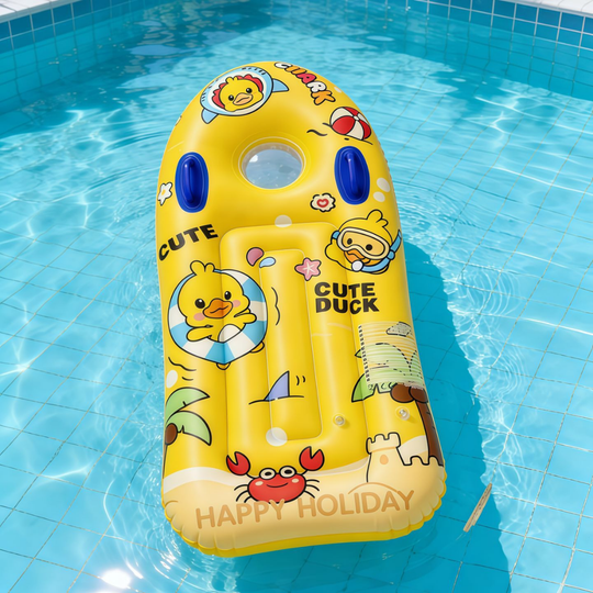 AquaPeek – Opblaasbaar Baby Zwemvlot met Transparant Kijkvenster