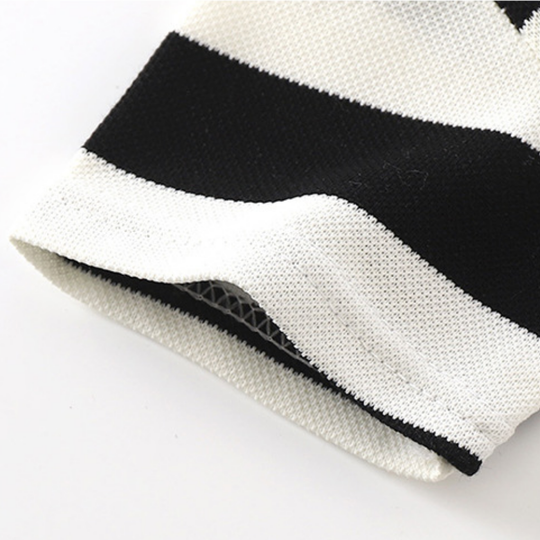 StripeBuddy – T-shirt en Shorts Set voor Jongens