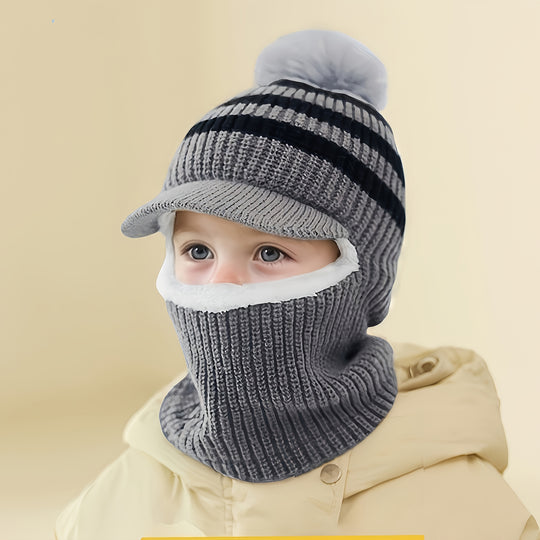 FrostGuard™ – Jongens Wintermuts met Nekbescherming