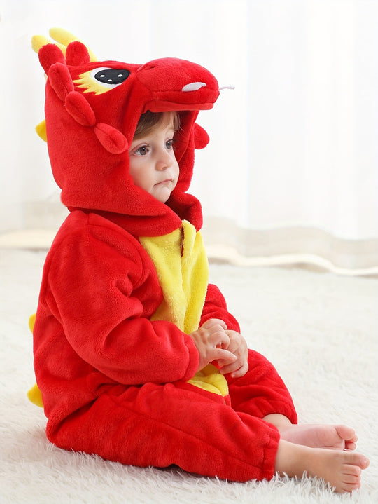 FlameCub™ – Rode Draak Romper voor Kinderen
