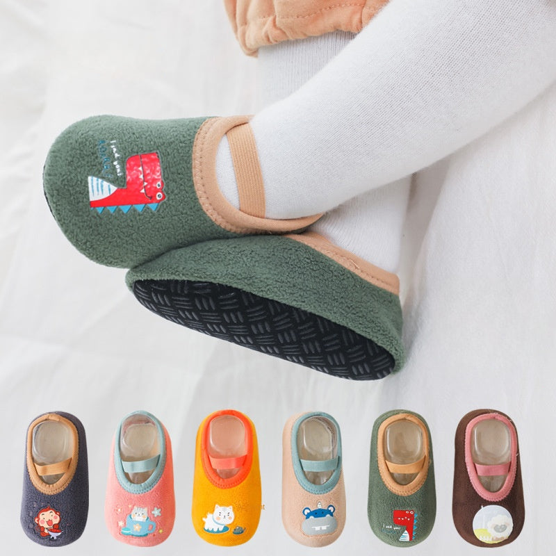 TinyGrip™ – Antislip Sokken voor Baby’s – Schattige Dierenontwerpen (0–3 Jaar)