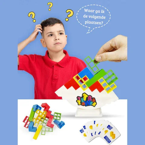 FunTetra™ – Balansspel voor Familie, Educatief en Strategisch
