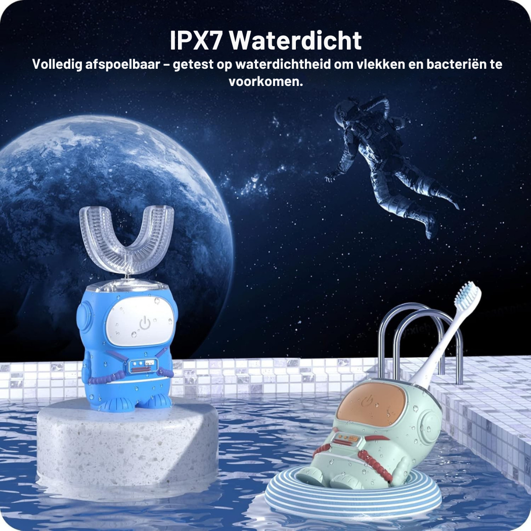 MiloBrush™ Astro Edition – Elektrische Kindertandenborstel  set (6-12 jaar)