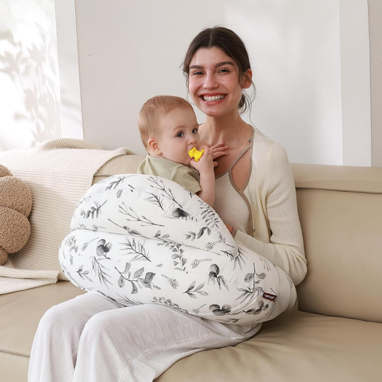 CuddleNest – Verstelbaar Voedingskussen met Comfortabele Ondersteuning