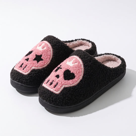 SpookStep – Pluizige Pantoffels met Halloweenmotieven