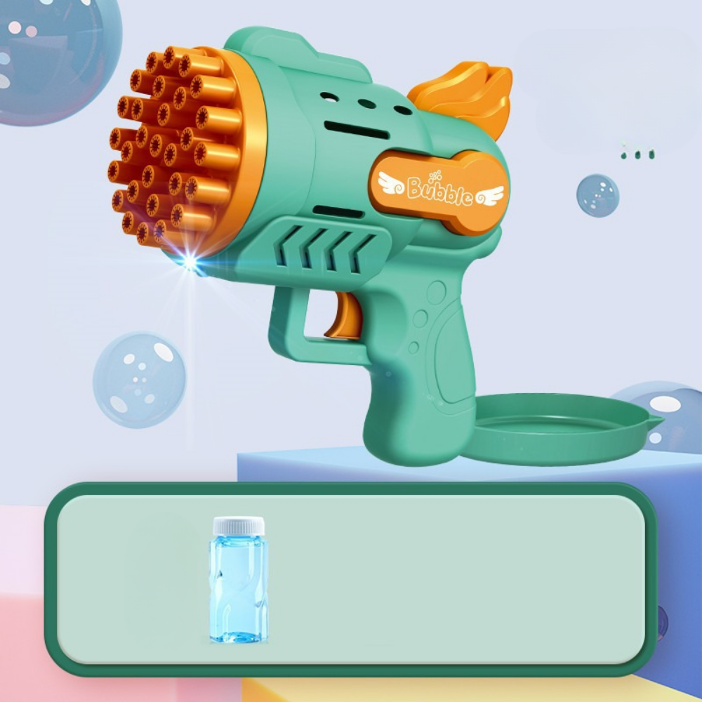 BubbleBlitz – Automatisch Bellenpistool voor Kinderen