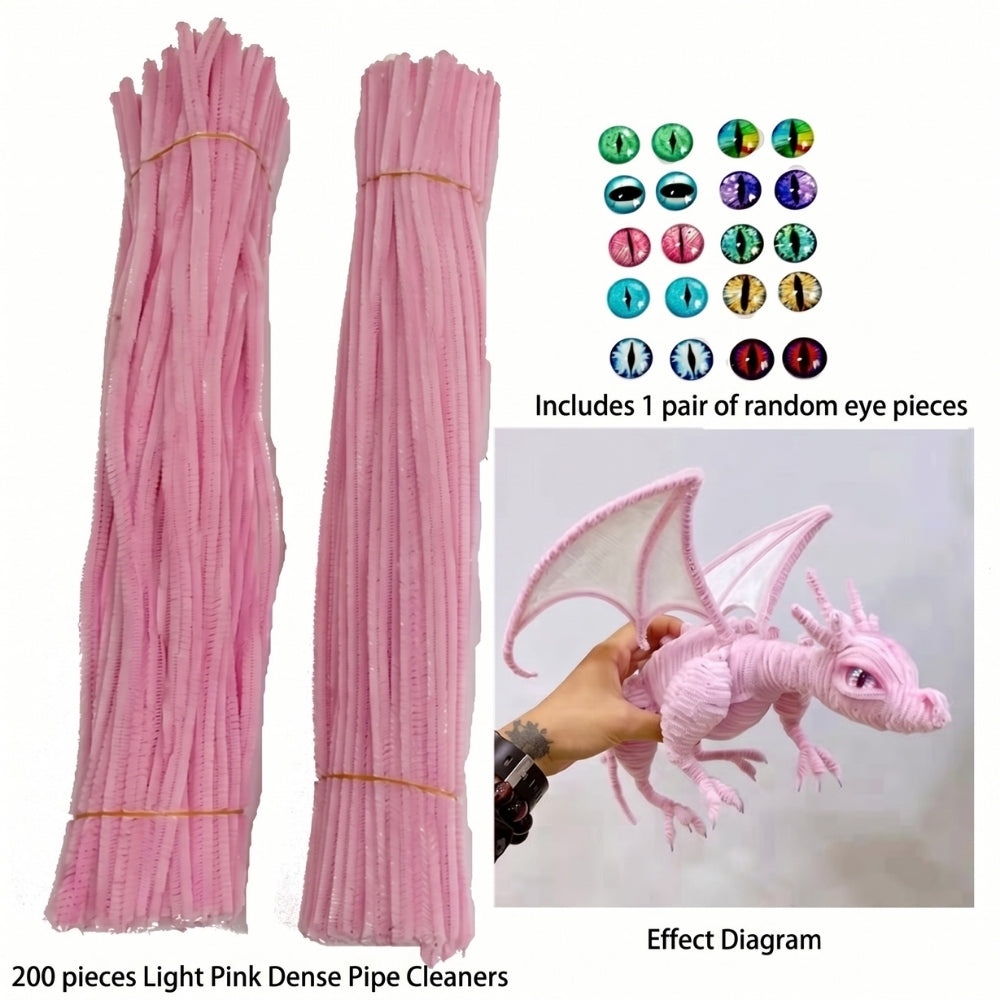 <font dir="auto" style="vertical-align: inherit;"><font dir="auto" style="vertical-align=" inherit>Kit de matériel pour poupée dinosaure en cure-pipe torsadé, matériaux de bricolage, bandes de peluche, cure-pipes créatifs en gros</font></font>
