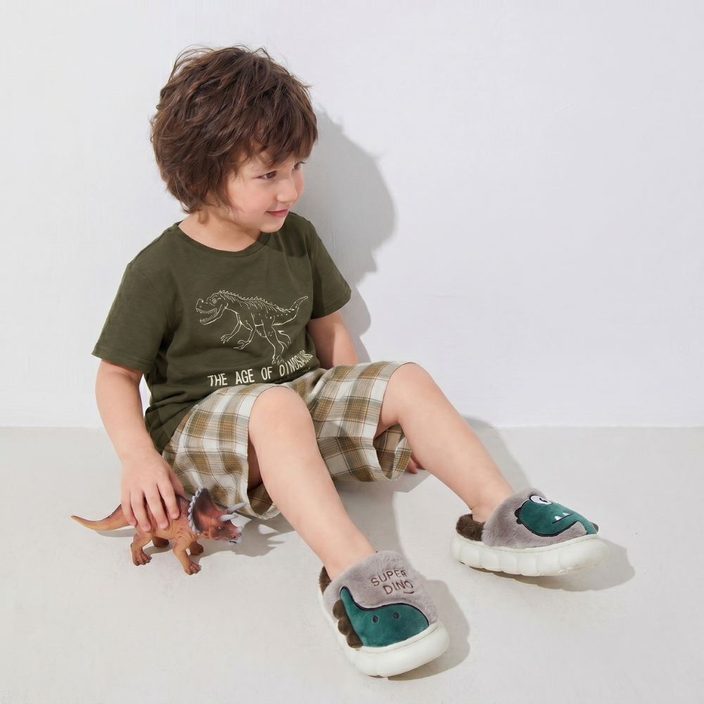 DinoStep – Schattige Dinosaurussen Slippers voor Kinderen