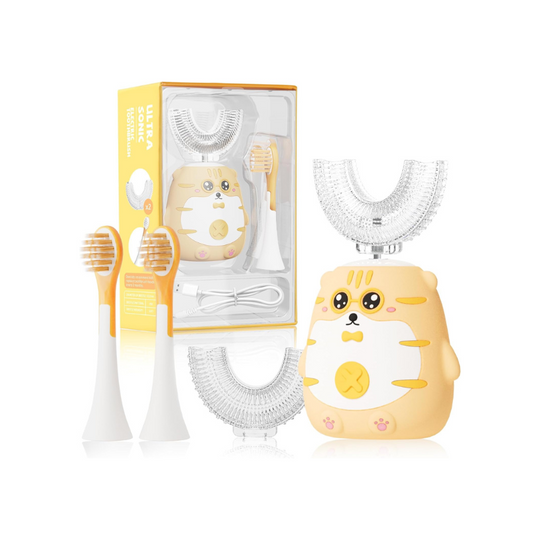 MiloBrush Tiger Edition™ - 360° Kindertandenborstel Set