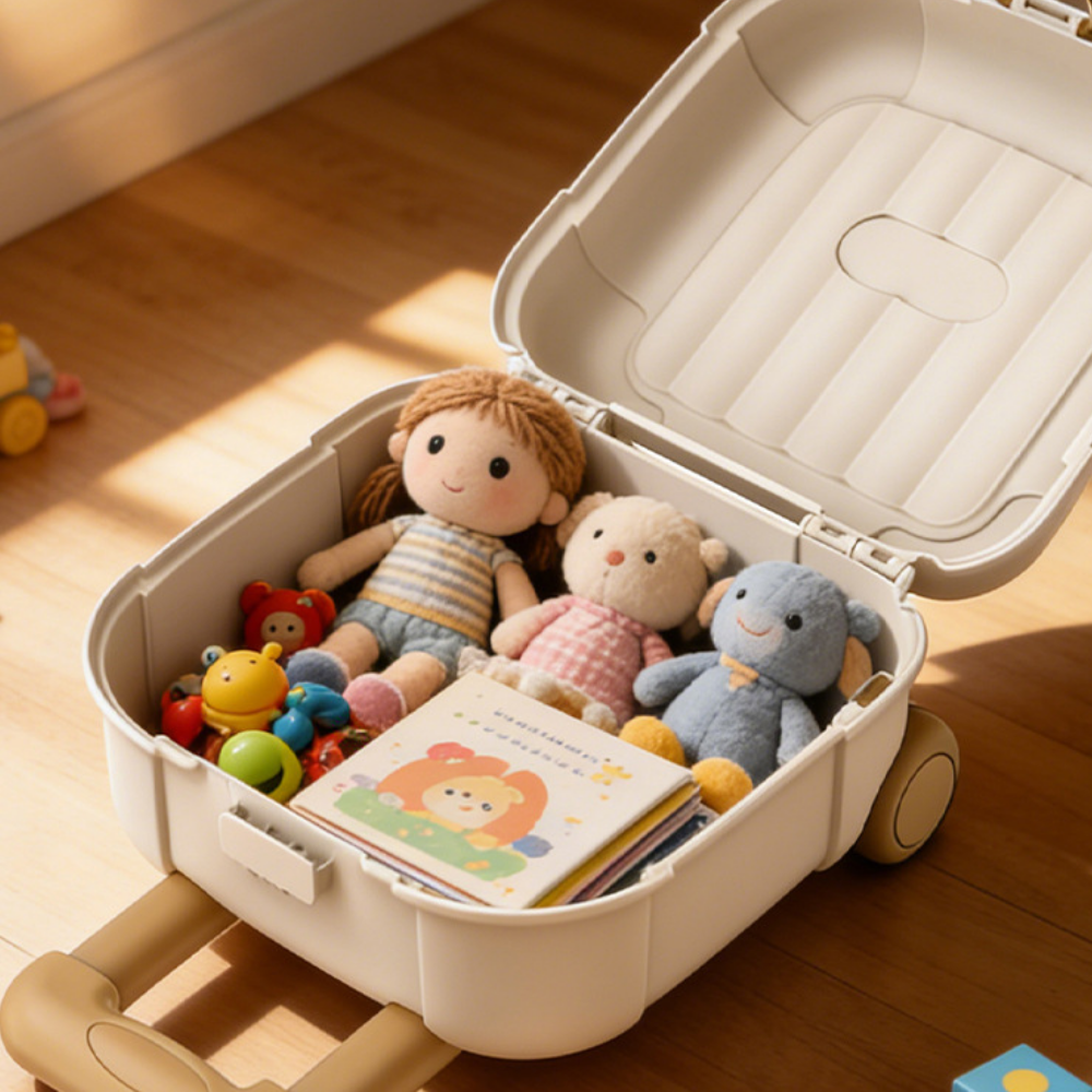 TravelTidy – Kinder Opbergkoffer met Wieltjes