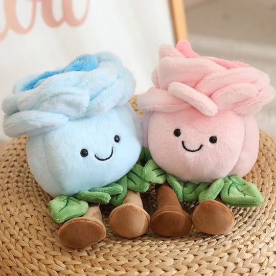 RoseFriends – Pluche Roos met Glimlach en Beentjes