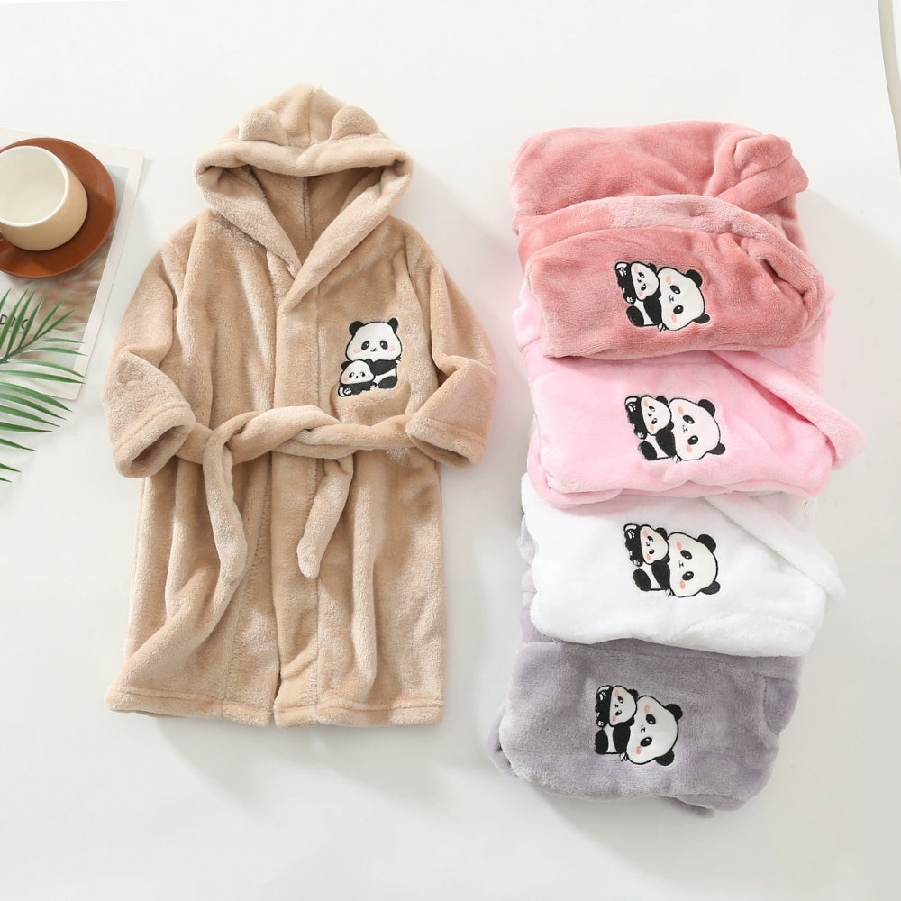 CozyNest – Warme Kinderbadjas met Capuchon