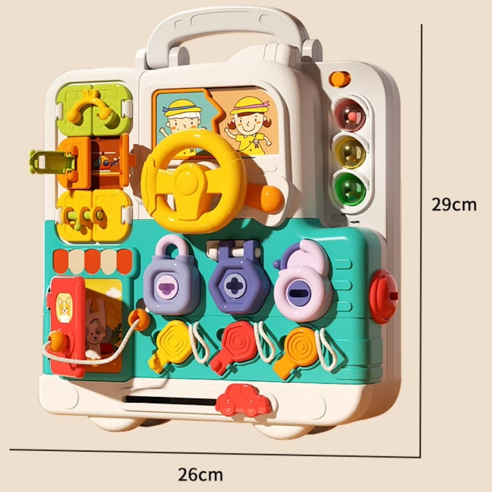 <font dir="auto" style="vertical-align: inherit;"><font dir="auto" style="vertical-align: inherit;">Jouets éducatifs Montessori Busy Board pour bébés et tout-petits de 1 à 3 ans : Jouets éducatifs précoces pour la motricité fine</font></font>