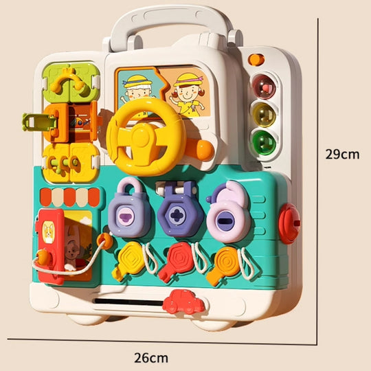 <font dir="auto" style="vertical-align: inherit;"><font dir="auto" style="vertical-align: inherit;">Jouets éducatifs Montessori Busy Board pour bébés et tout-petits de 1 à 3 ans : Jouets éducatifs précoces pour la motricité fine</font></font>