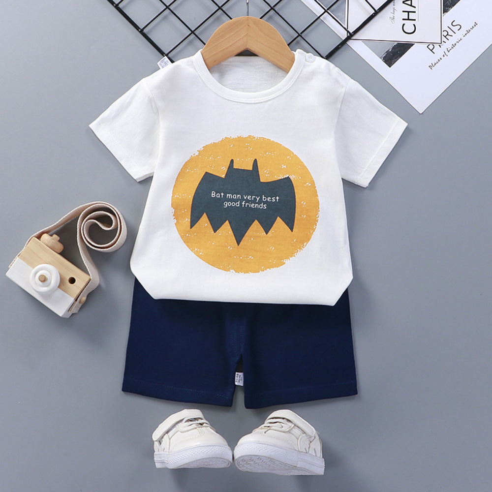HappySprout – Kinder Zomerset met Cartoonprint