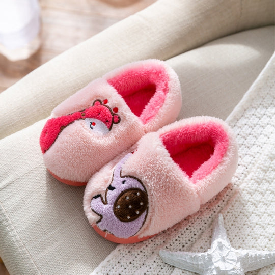 DinoStep – Pluche Kinderpantoffels met Dinosaurusdesign