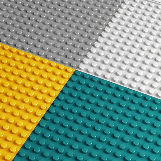 BuildPlay™ Kinder Speeltafel Set – Tafel met 2 Stoelen, Dubbelzijdig Bouwblokken Tafelblad & Opbergbak