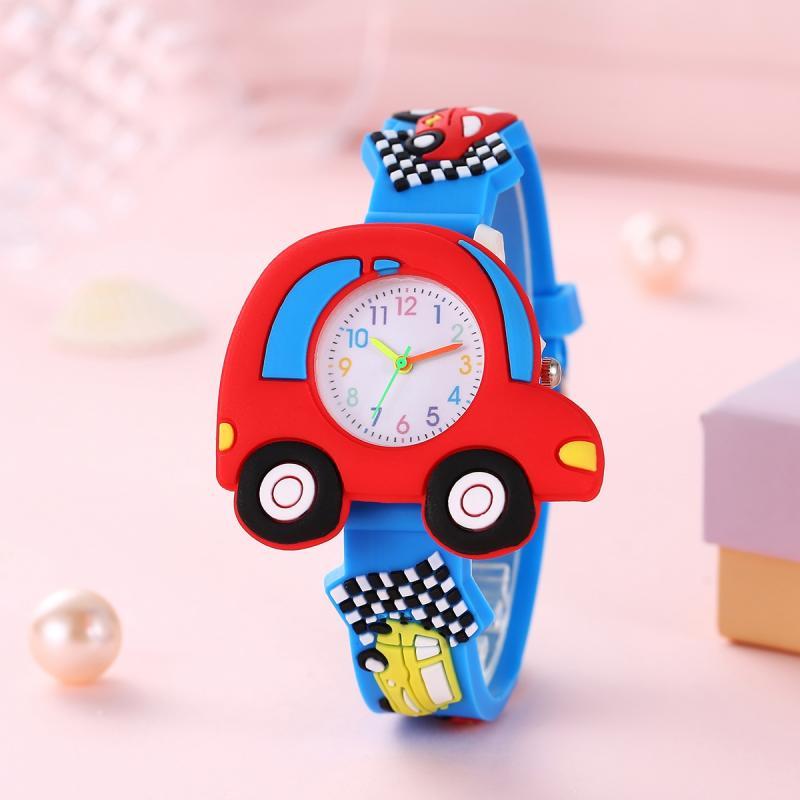 TurboTime™ ™ – 3D Raceauto Kinderhorloge – Stoer Tijdleer Accessoire
