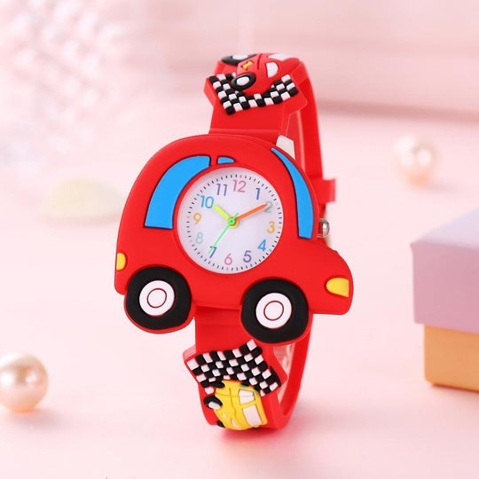 TurboTime™ ™ – 3D Raceauto Kinderhorloge – Stoer Tijdleer Accessoire