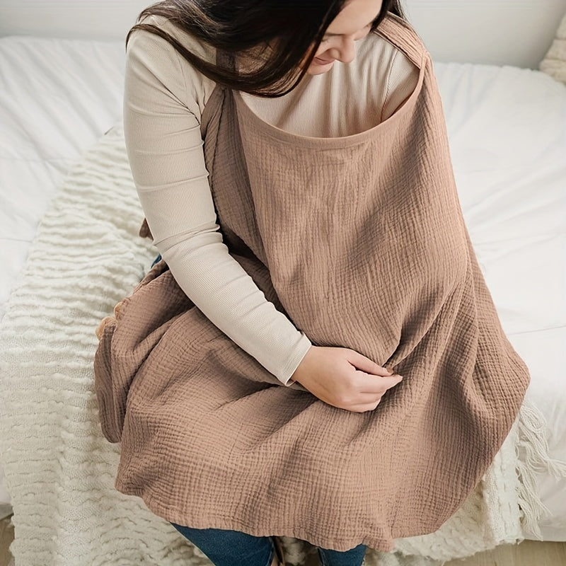 Ademend & Comfortabel Borstvoedingssjaal Katoen – NurtureCover™
