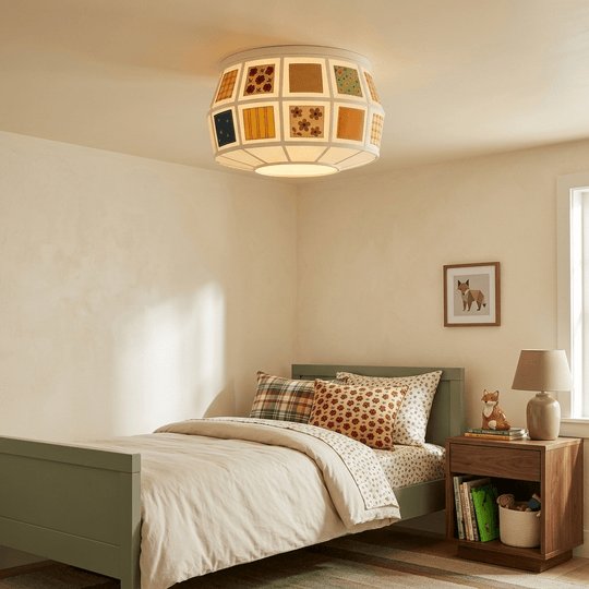 Lappenlief plafondlamp boho sfeerverlichting