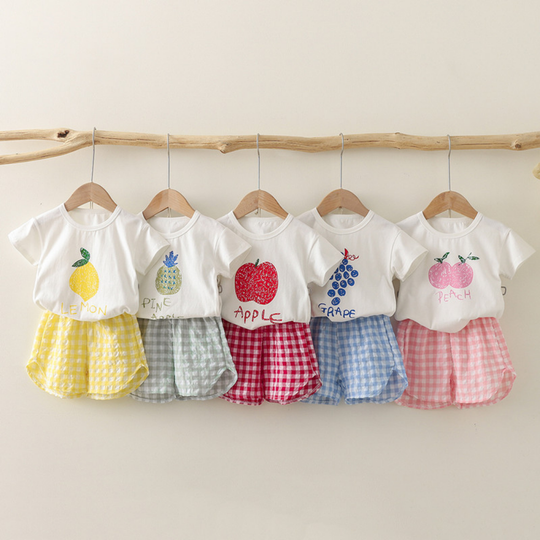 FruitBloom – Meisjes Zomerset met Fruitprint