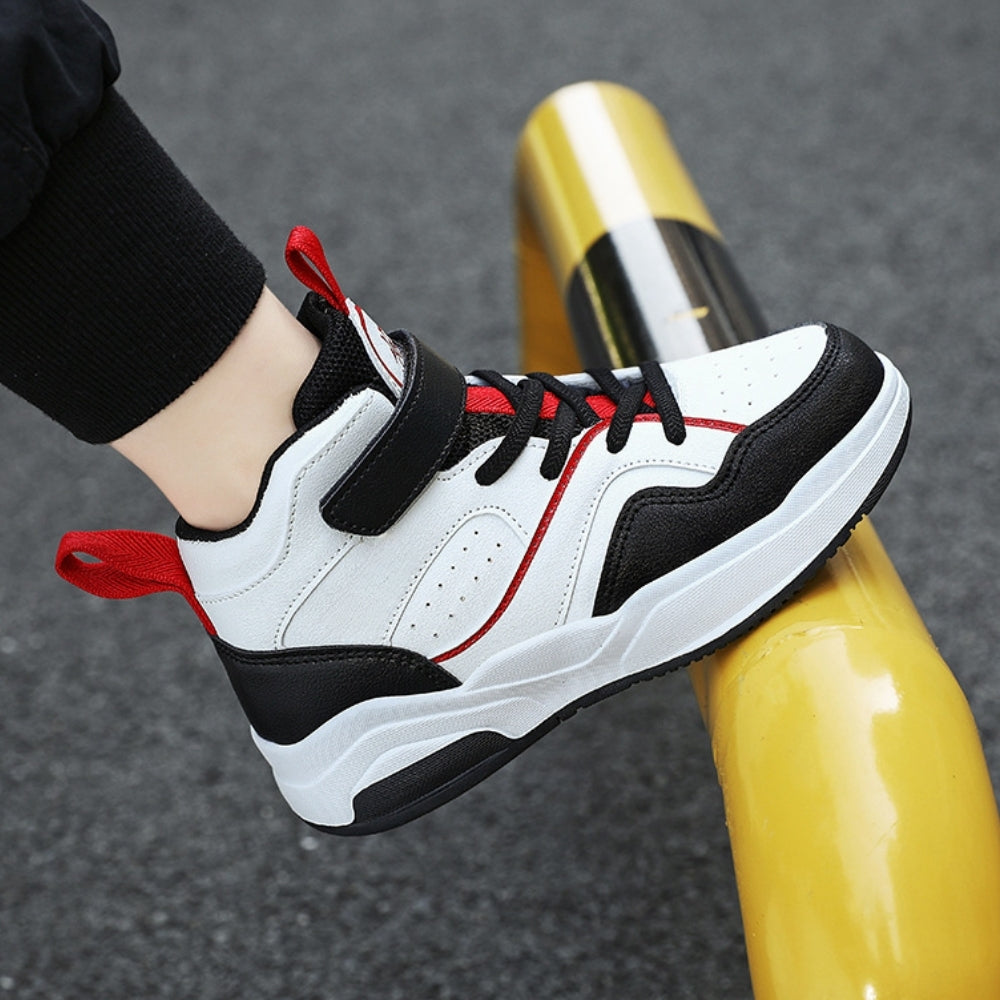 <font dir="auto" style="vertical-align: inherit;"><font dir="auto" style="vertical-align: inherit;">Chaussures de basket en cuir pour garçons, chaussures de sport pour enfants, baskets, chaussures pour enfants</font></font>
