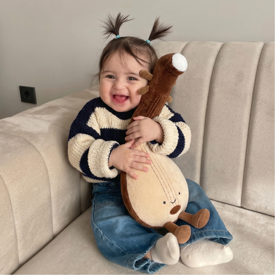 MelodyCuddle – Pipa, Viool & Gitaar Knuffel van Zacht Pluche