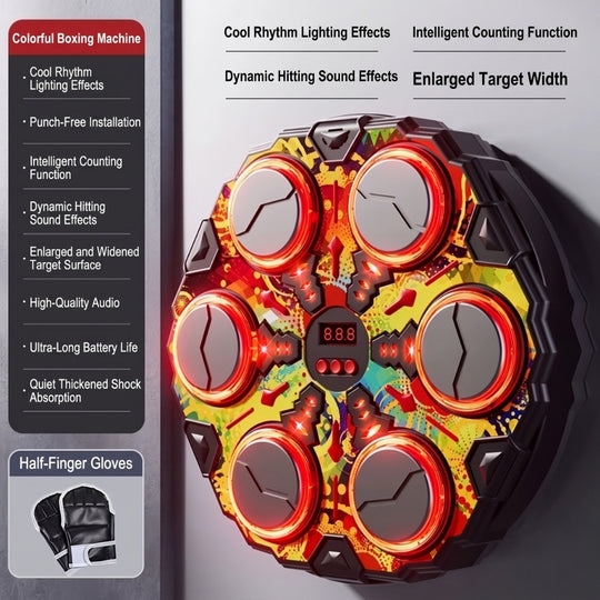 BoxingBeat – Interactieve Boksmachine met Licht en Ritme