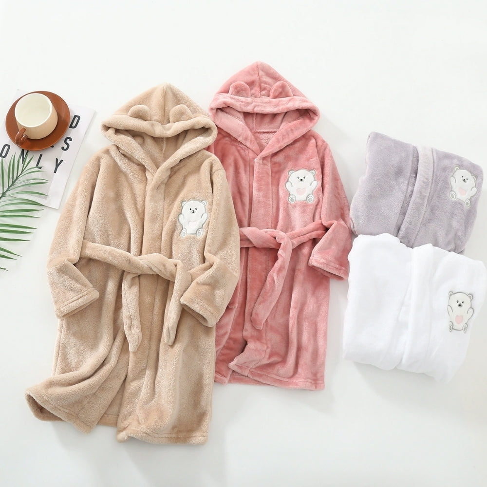 CozyNest – Warme Kinderbadjas met Capuchon