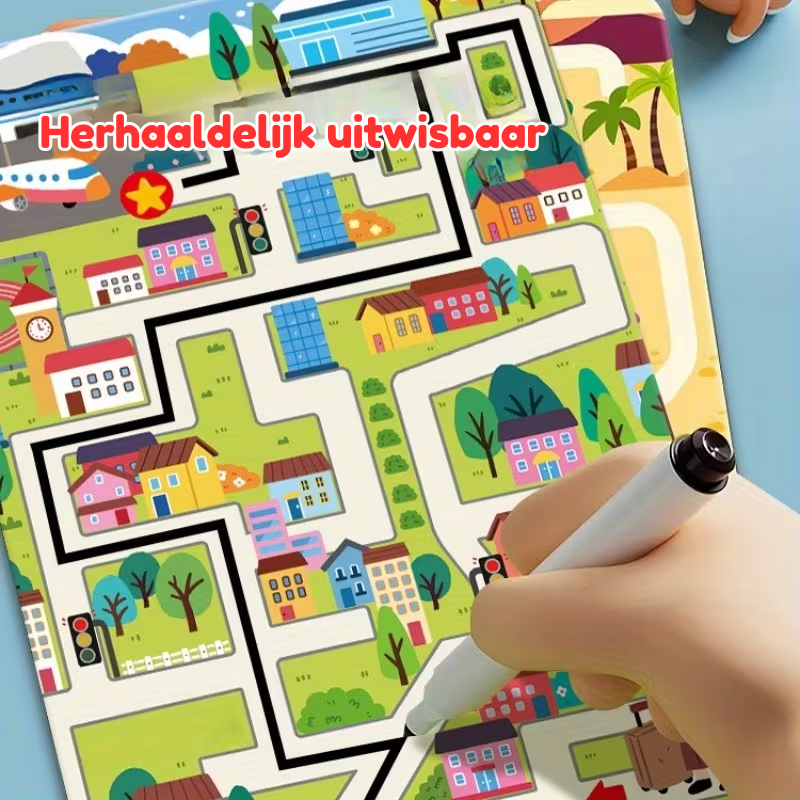 MazeMaster™ – 64-pagina Doolhof Trainingsboek