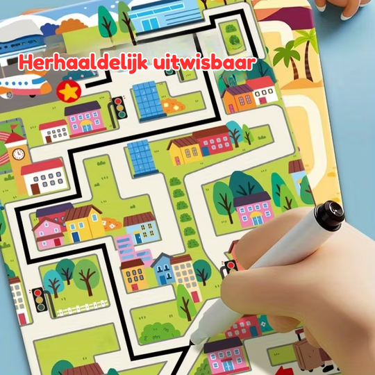 MazeMaster™ – 64-pagina Doolhof Trainingsboek