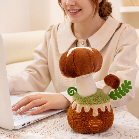 GardenBuddies – Pluche Bloemen en Paddenstoelen Decoratie