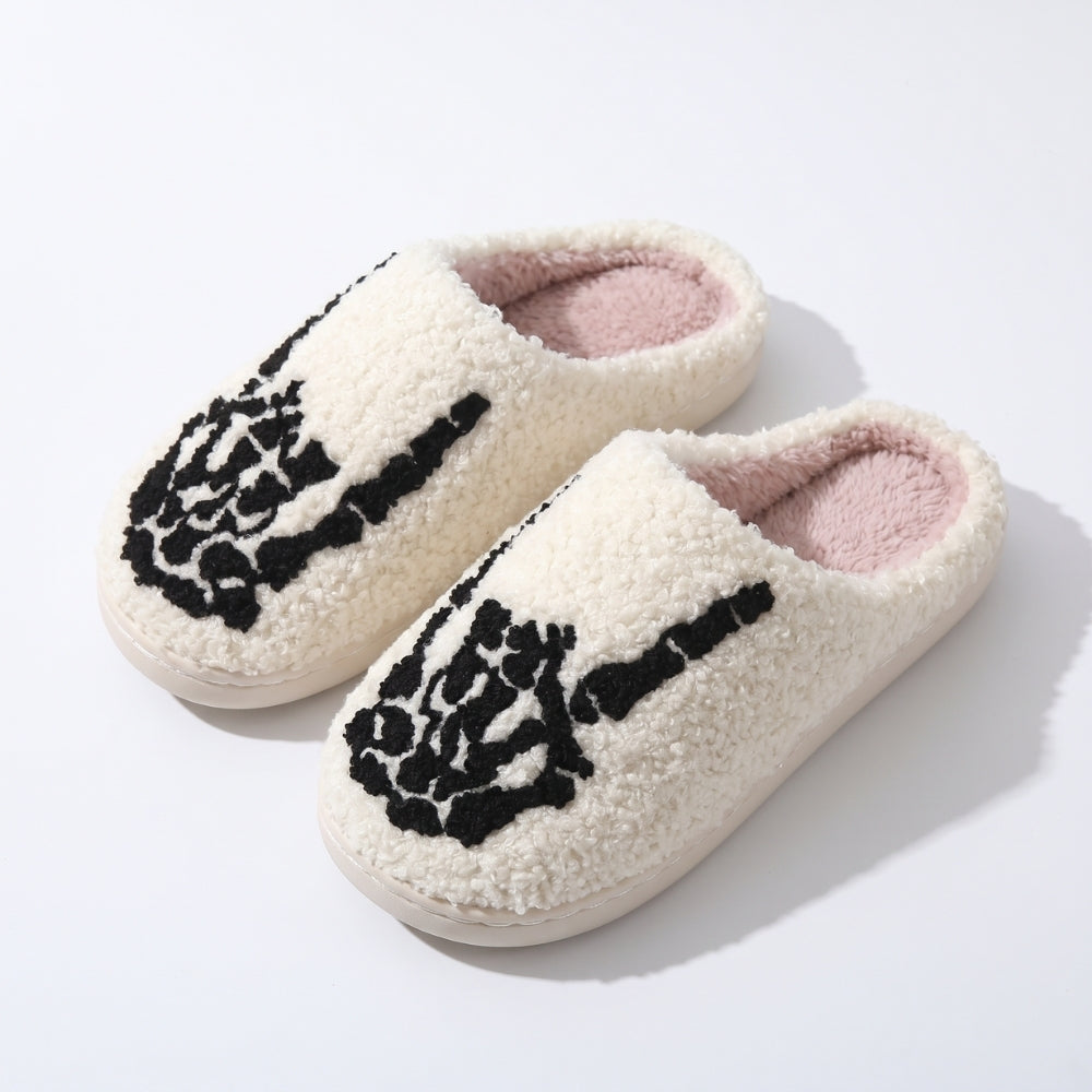 SpookStep – Pluizige Pantoffels met Halloweenmotieven