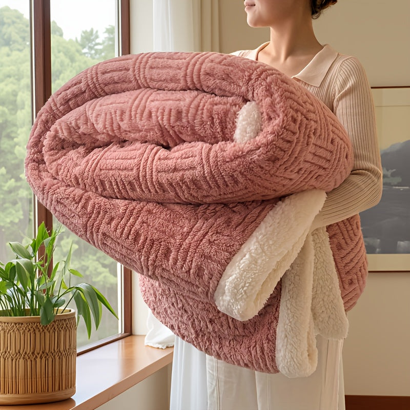 GeoSherpa™ – Omkeerbare Sherpa Deken – Verdikte Taffeta Plaid