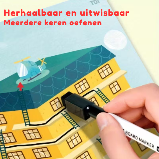 MazeMaster™ – 64-pagina Doolhof Trainingsboek