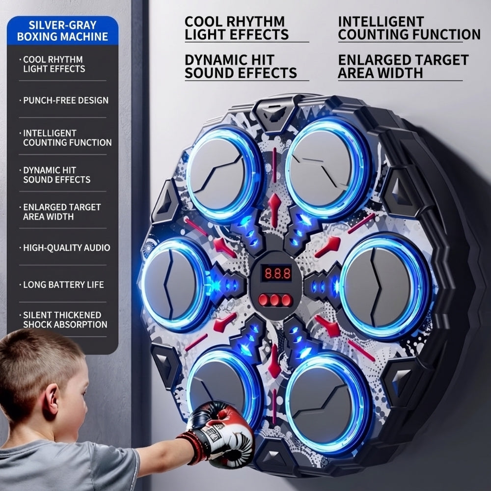 BoxingBeat – Interactieve Boksmachine met Licht en Ritme