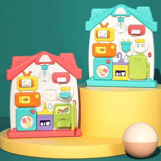 <font dir="auto" style="vertical-align: inherit;"><font dir="auto" style="vertical-align: inherit;">Jouets éducatifs Montessori Busy Board pour bébés et tout-petits de 1 à 3 ans : Jouets éducatifs précoces pour la motricité fine</font></font>