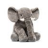 TeddyTrompa - Zachte Pluche Olifant Knuffel Slaapkussen