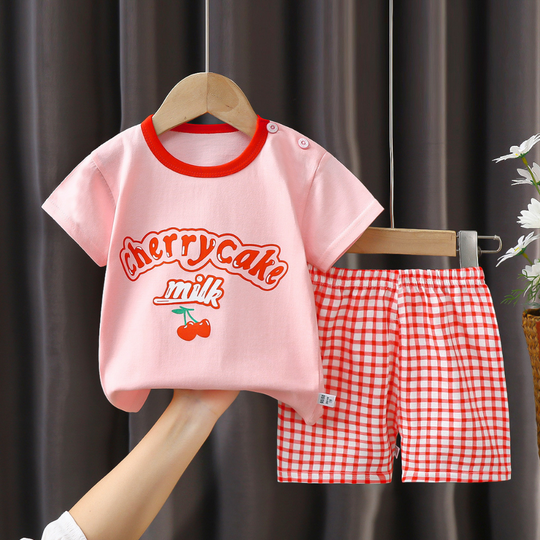 HappySprout – Kinder Zomerset met Cartoonprint