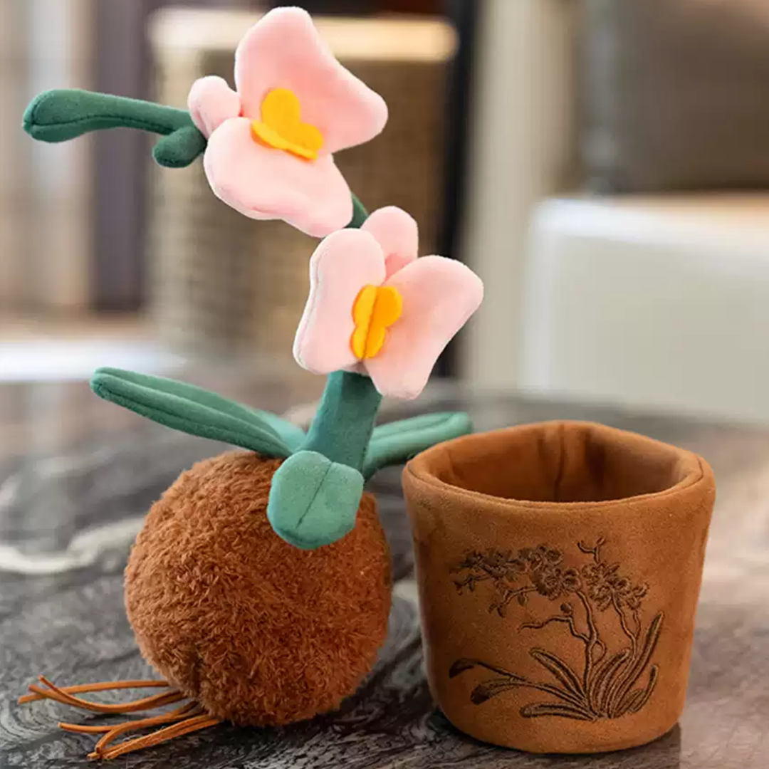 BloomFriends – Pluche Bloemen in Decoratieve Pot