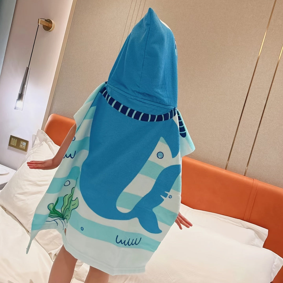 BathBuddy™ – Ultra-Zachte Microvezel Badcape met Capuchon voor Kids