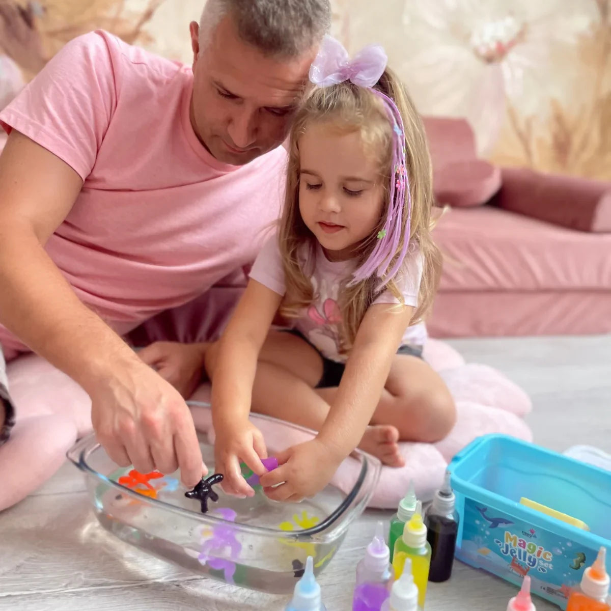 Set van 6 Extra Mallen voor de magic jelly set