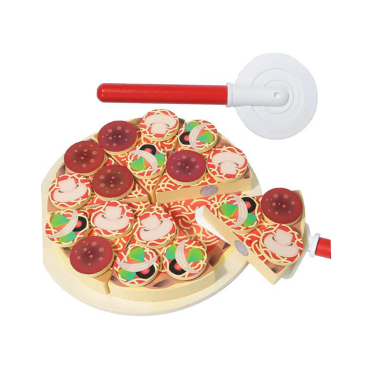 PizzaParty™ - Houten Pizza Speelset voor Kinderen