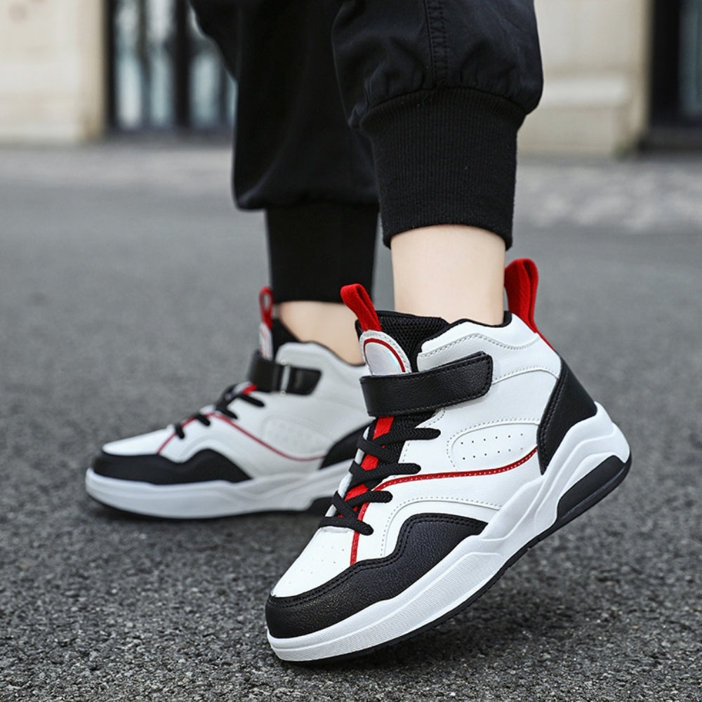 <font dir="auto" style="vertical-align: inherit;"><font dir="auto" style="vertical-align: inherit;">Chaussures de basket en cuir pour garçons, chaussures de sport pour enfants, baskets, chaussures pour enfants</font></font>
